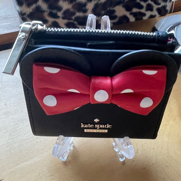 Kate Spade Disney Mini Mouse Small Bifold Wallet - Picture 3 of 14